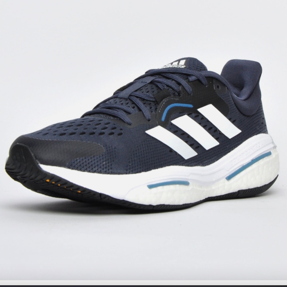 Men's Adidas Solarcontrol Running Sneakers - Size 11 - Navy & White